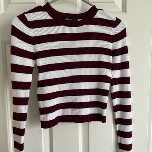 Cropped forever 21 sweater size M